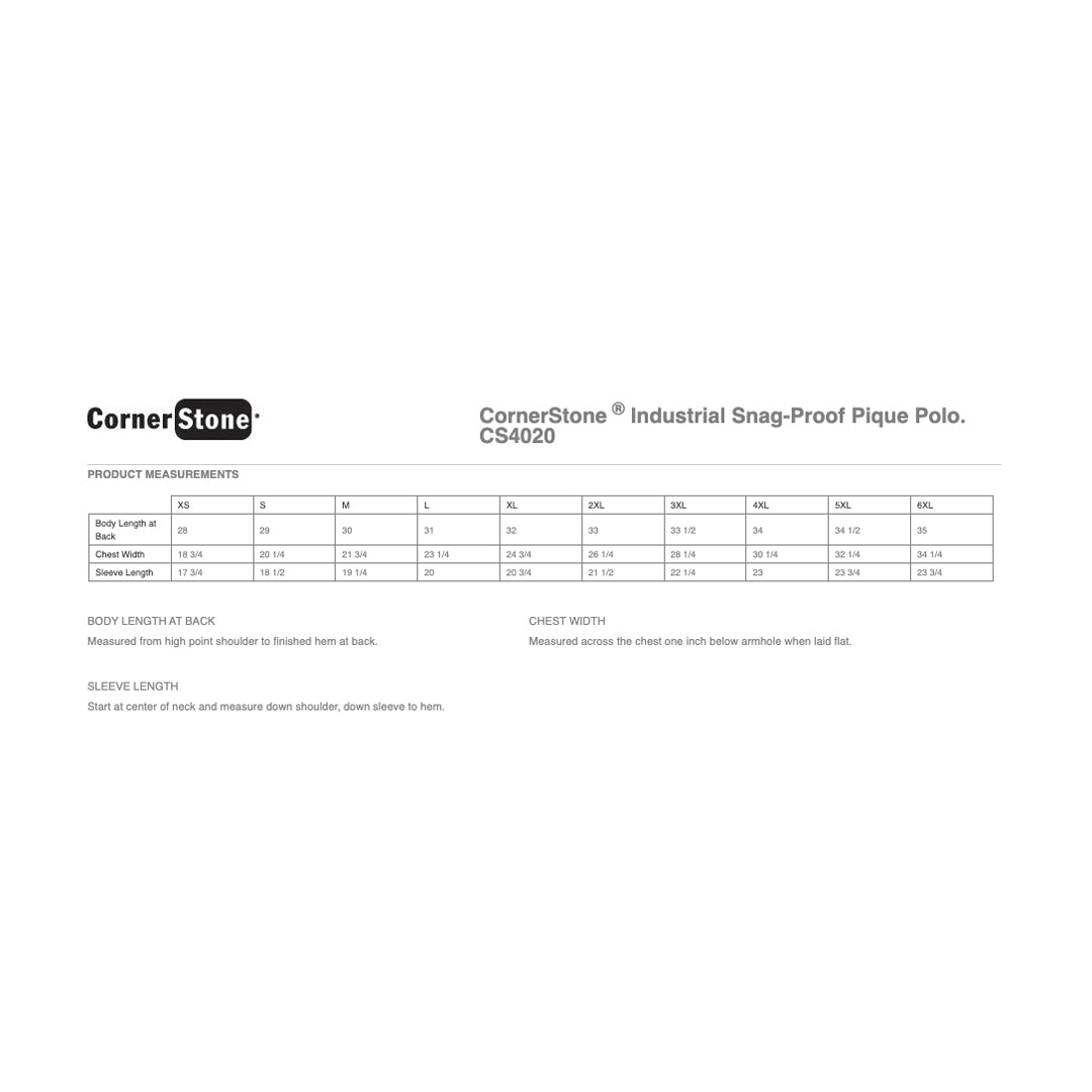 House of Uniforms The Industrial Snag Proof Pocket Polo | Mens | Short Sleeve Corner Stone