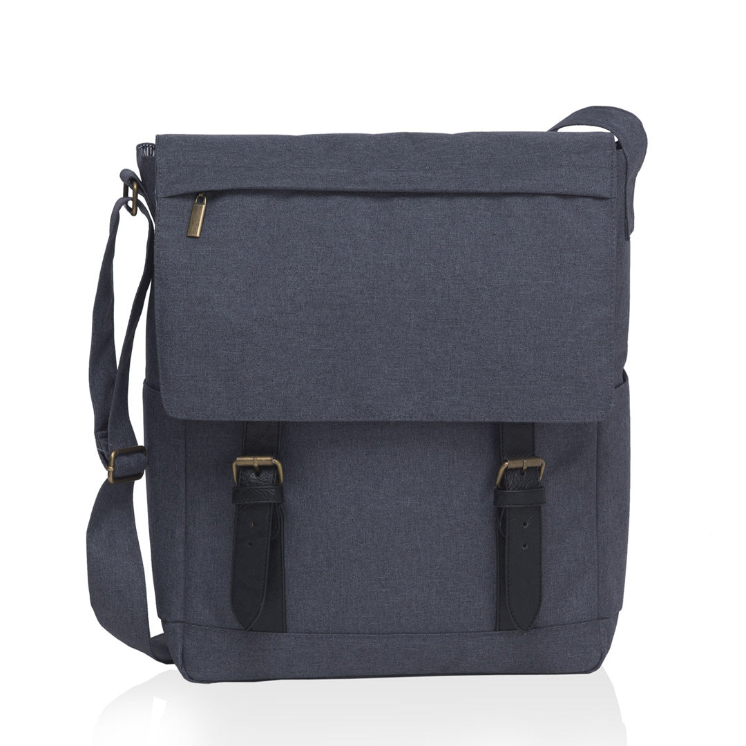House of Uniforms The Cross Over Messenger Bag Smpli Grey Marle