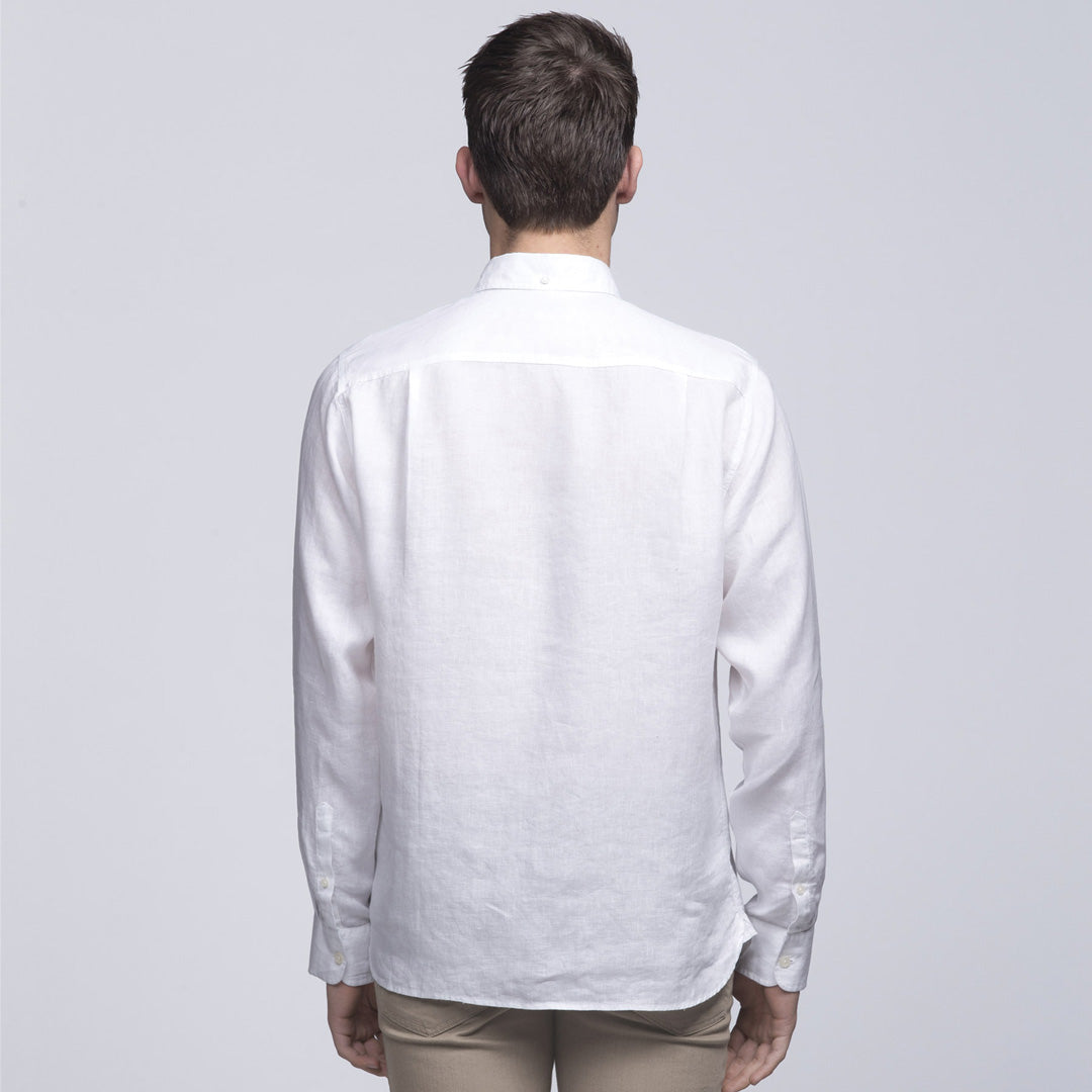 House of Uniforms The Linen Shirt | Men | Long Sleeve Smpli