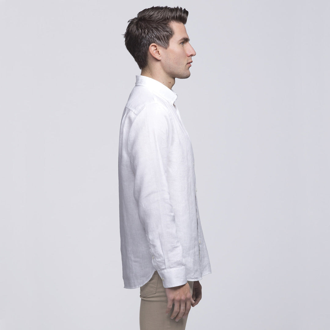 House of Uniforms The Linen Shirt | Men | Long Sleeve Smpli