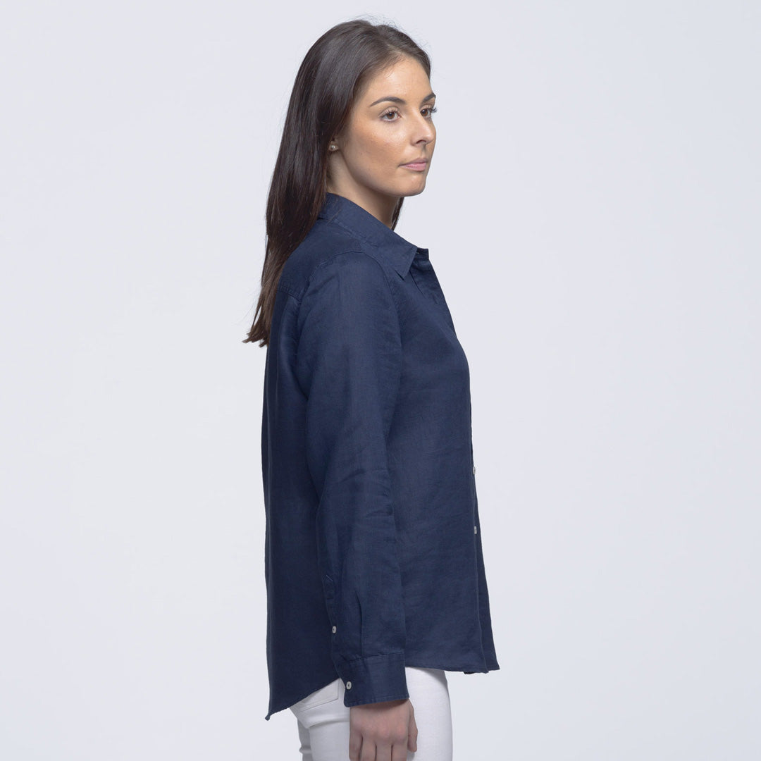 House of Uniforms The Linen Shirt | Ladies | Long Sleeve Smpli 