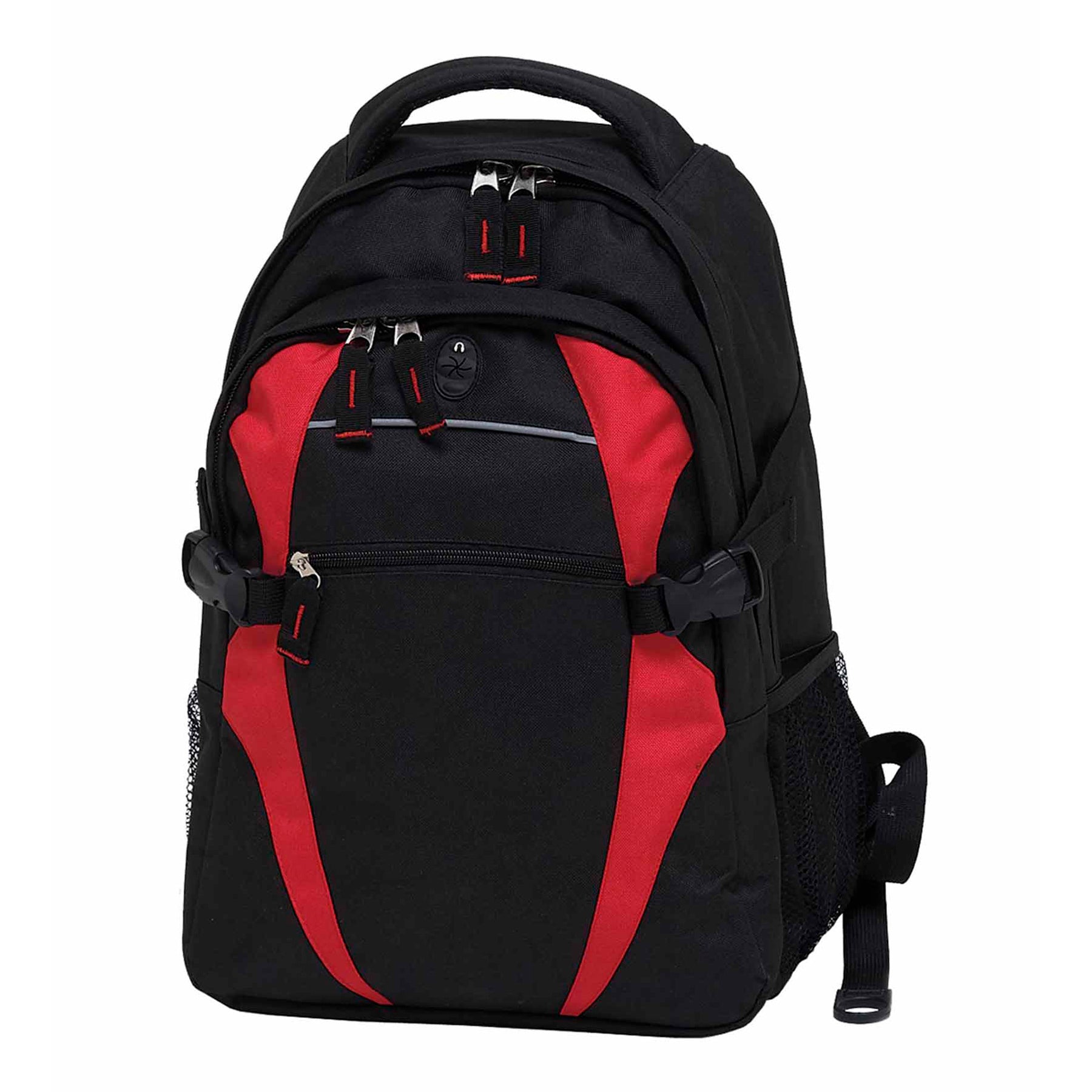 House of Uniforms The Spliced Zenith Backpack Gear for Life Black/Red