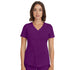 House of Uniforms The Monica Scrub Top | Ladies Healing Hands Eggplant