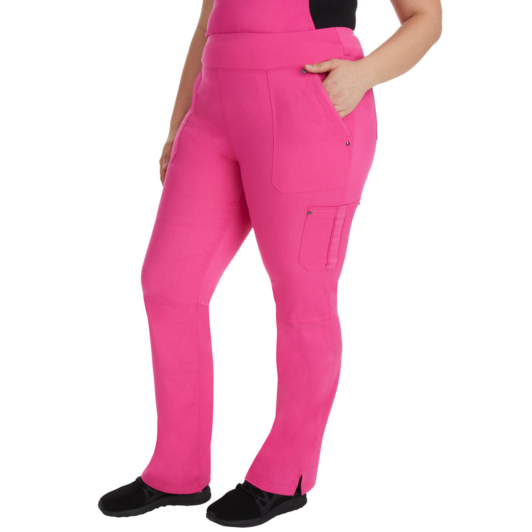 House of Uniforms The Tori Scrub Pant | Ladies Healing Hands Hot Pink