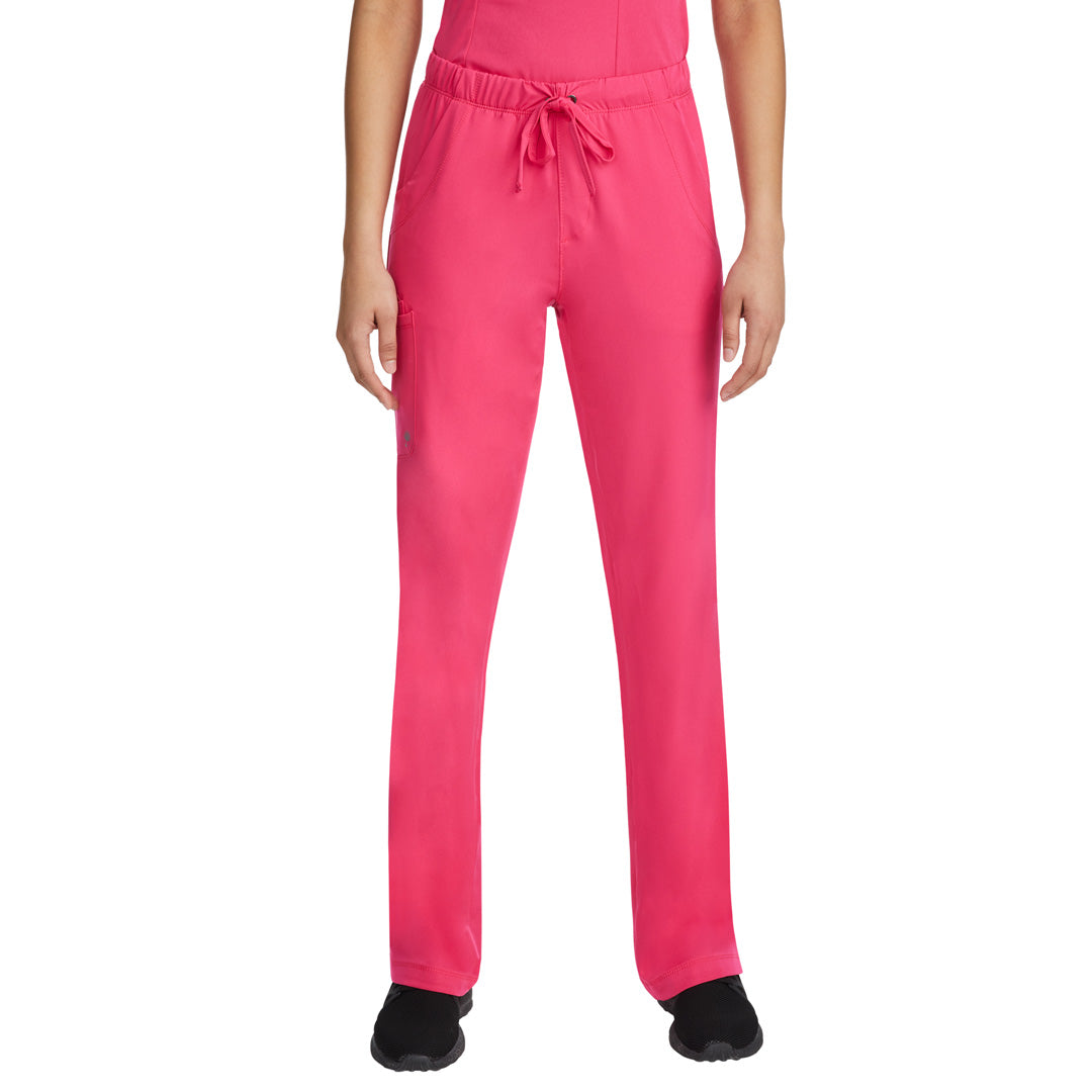 House of Uniforms The Rebecca Scrub Pant | Ladies Healing Hands Hot Pink