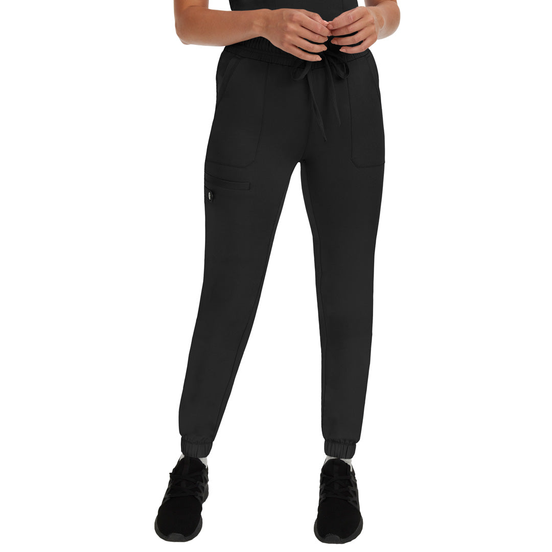 House of Uniforms The Renee Scrub Pant | Ladies Healing Hands Black