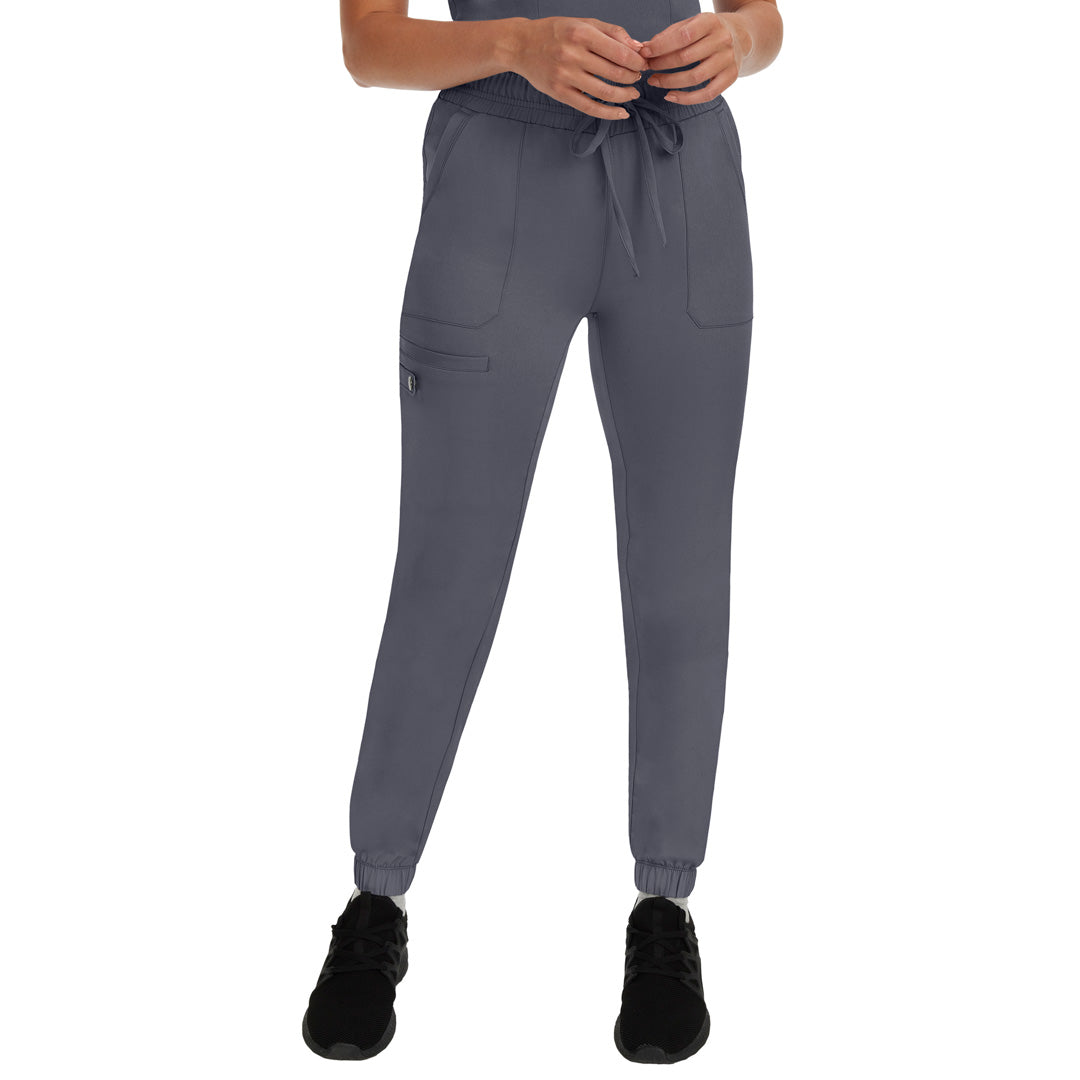 House of Uniforms The Renee Scrub Pant | Ladies Healing Hands Pewter