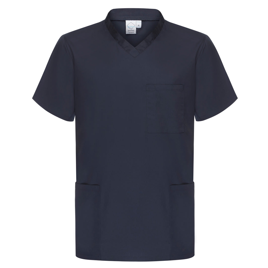 House of Uniforms The Sydney Scrub Top | Unisex Identitee Navy