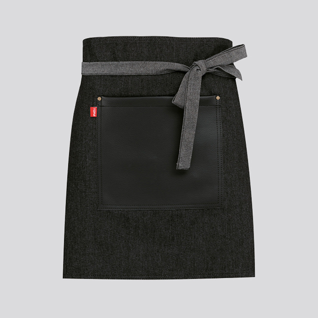 House of Uniforms The Torres Apron | Short Waist | 2 Pack Toma Black