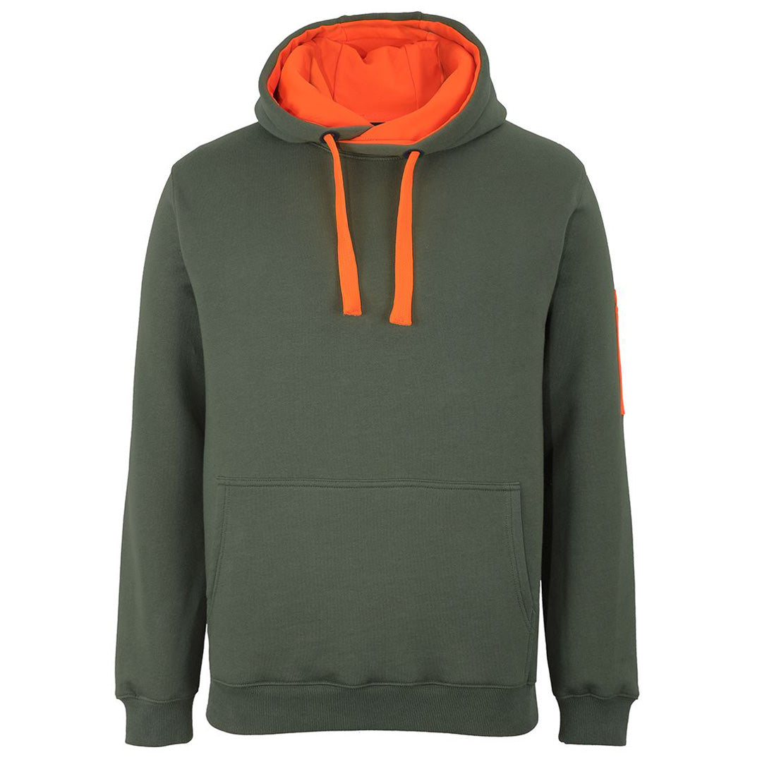 House of Uniforms The Premium Trade Hoodie | Adults Jbs Wear Army/Orange