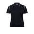 House of Uniforms The Dri Gear Hype Polo | Ladies Gear for Life Black/White