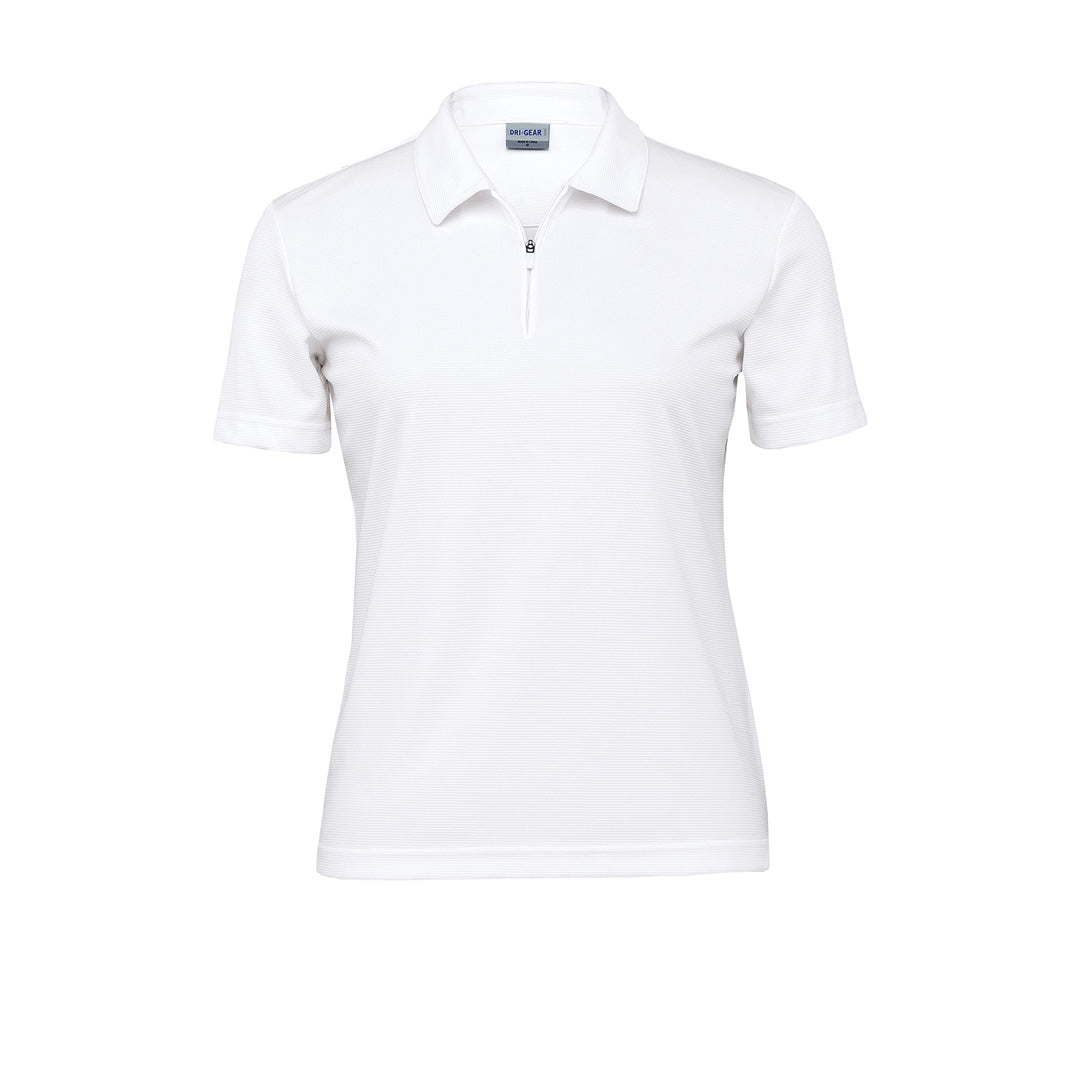 House of Uniforms The Dri Gear Ottoman Lite Polo | Ladies Gear for Life White