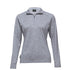 House of Uniforms The Merino Zip Pullover | Ladies Gear for Life Grey Marle