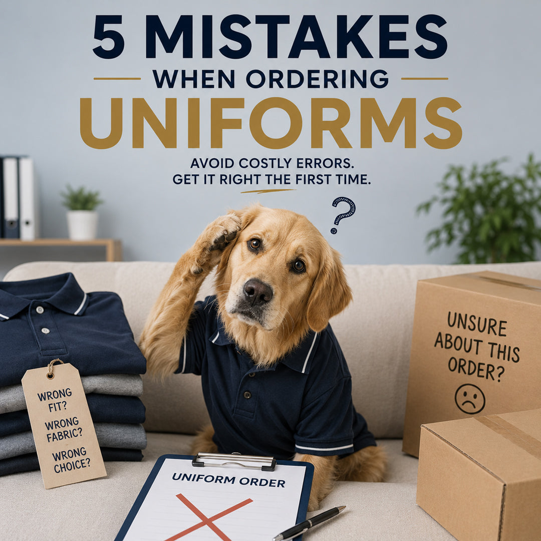 5 Mistakes When Ordering Uniforms