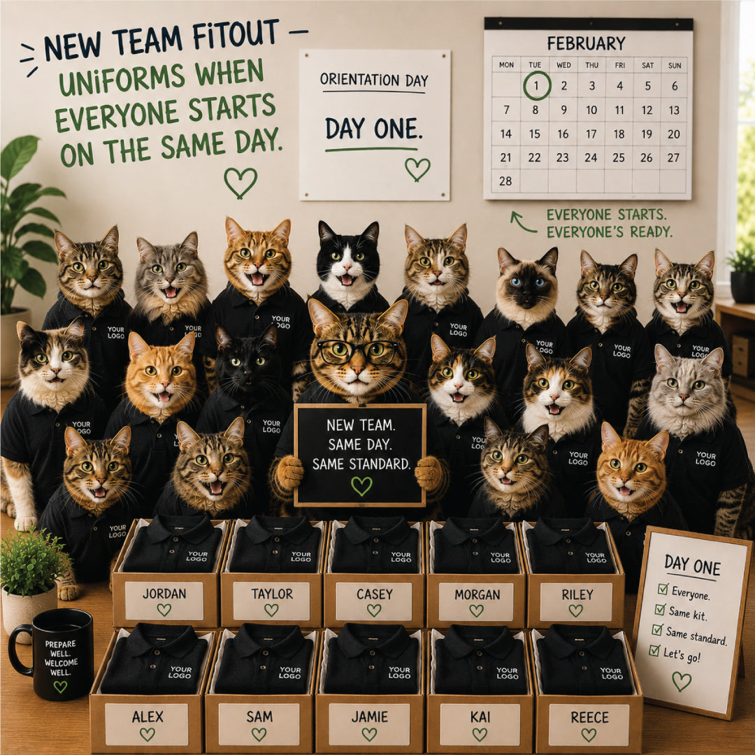 New Team Uniform Fit Out