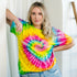 House of Uniforms The Spiral Tie Dye Tee | Adults Colortone