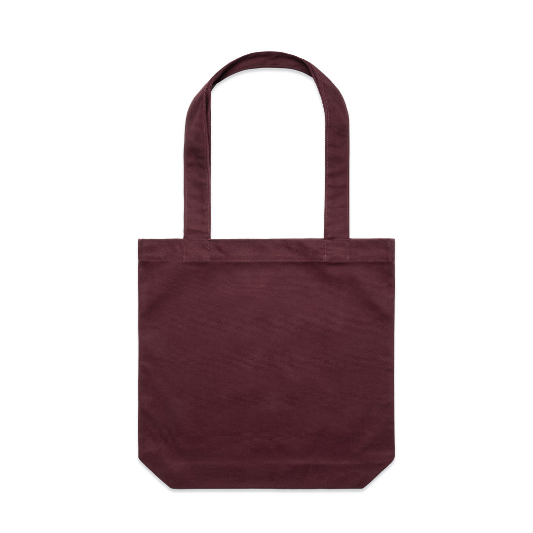 AS Colour The Carrie Canvas Tote Bag Burgundy Shopping Totes
