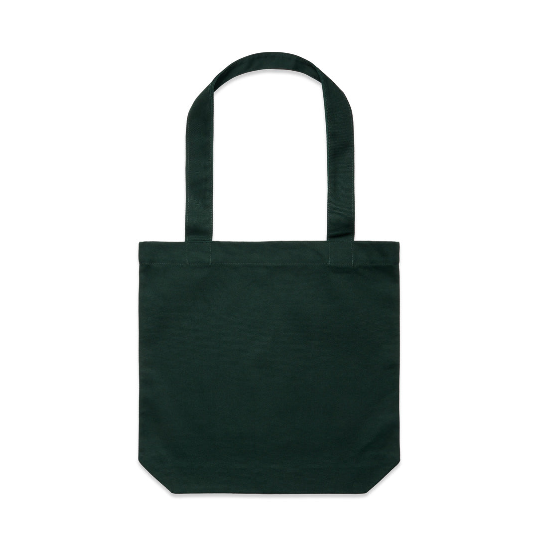 AS Colour The Carrie Canvas Tote Bag Forest Green Shopping Totes