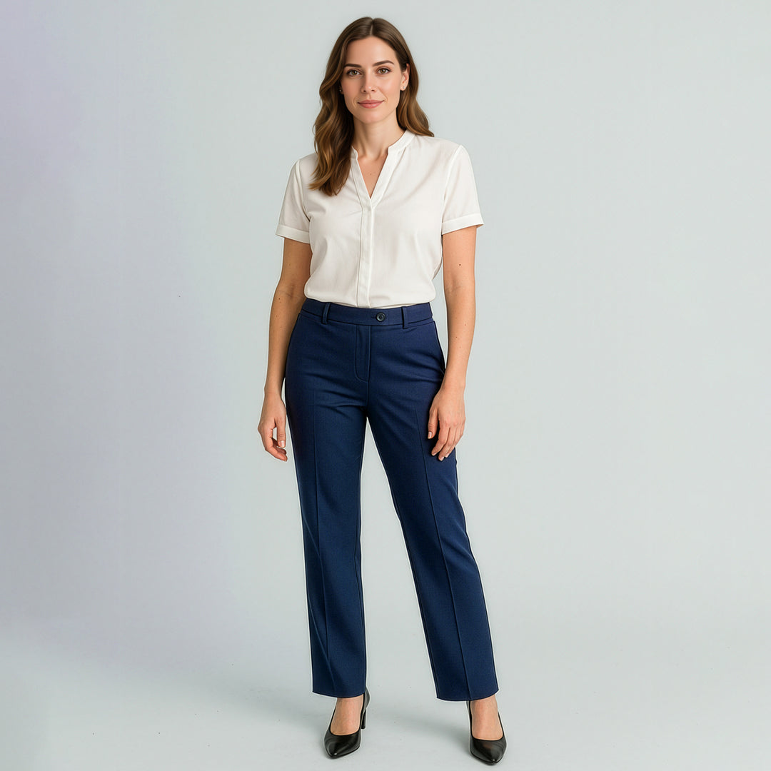 Biz Corporates The Cool Stretch Relaxed Pant | Ladies Pants