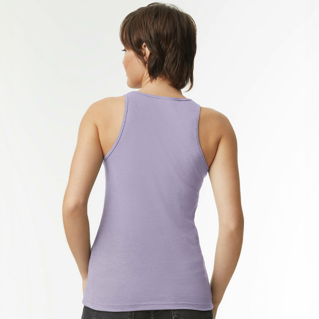 House of Uniforms The Racerneck Tank | Ladies American Apparel 