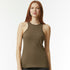 House of Uniforms The Racerneck Tank | Ladies American Apparel Army