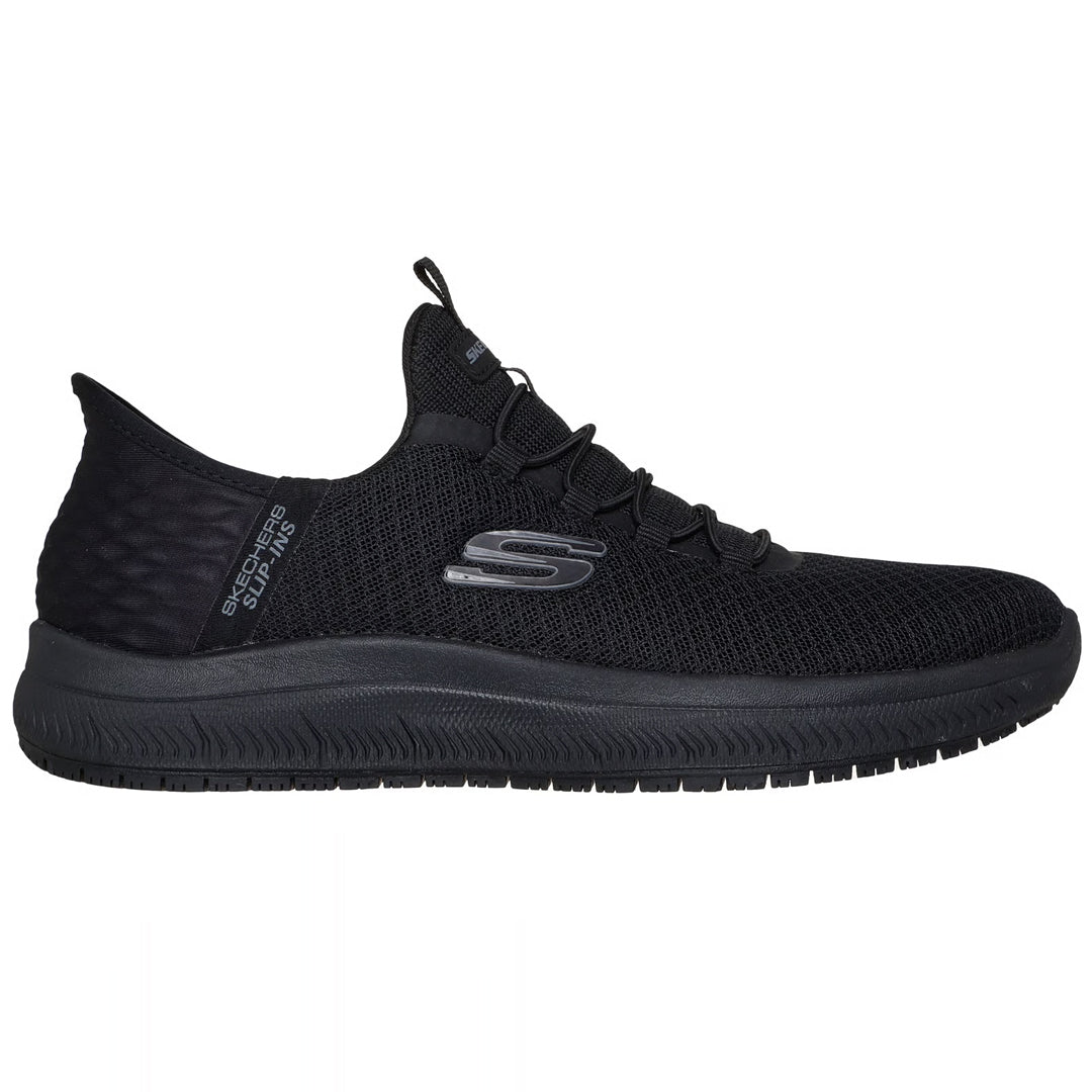 House of Uniforms The Summit Enslee Slip-ins Sneaker | Ladies Skechers Footwear Black