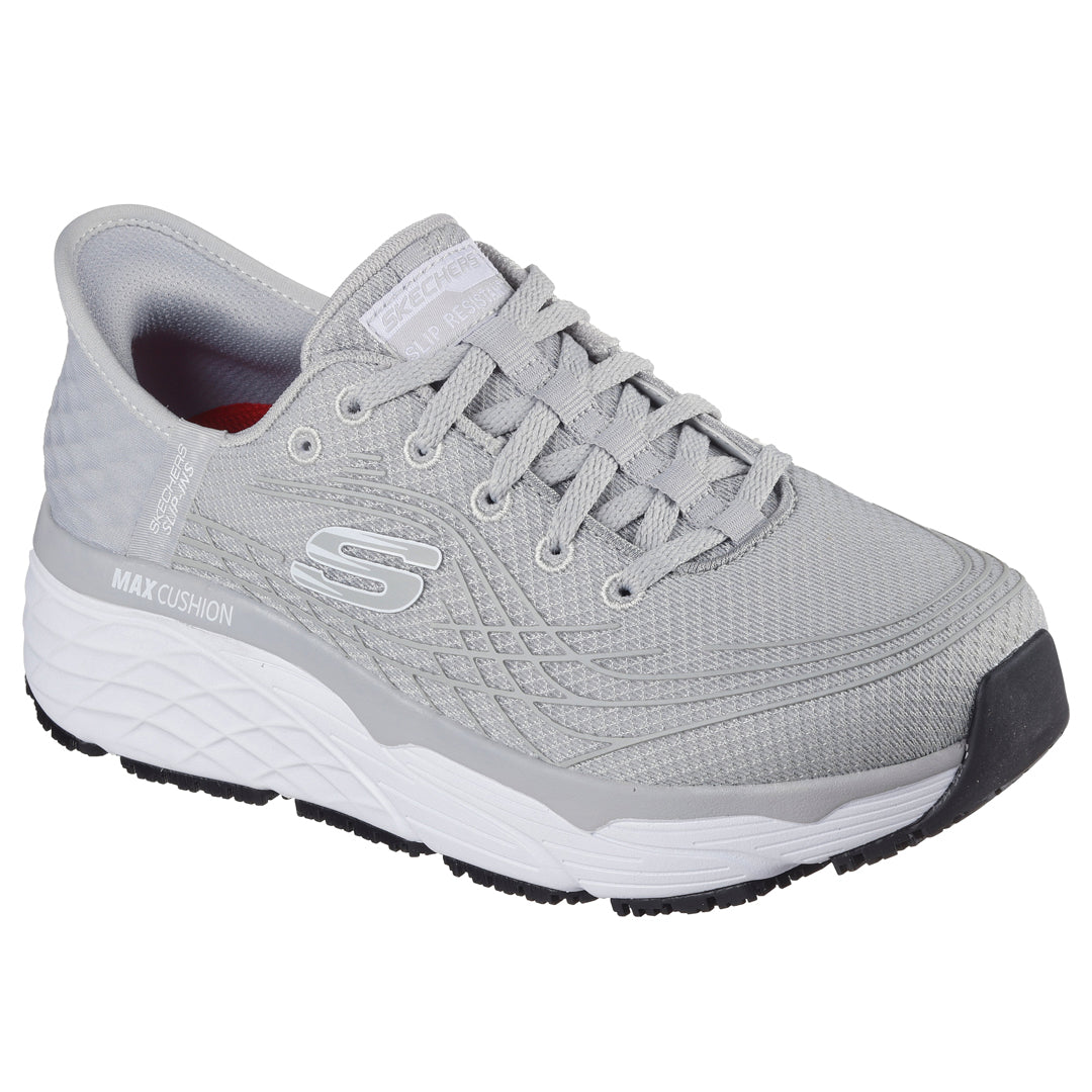 House of Uniforms The Max Cushioning Elite Sneaker | Ladies Skechers Footwear Grey