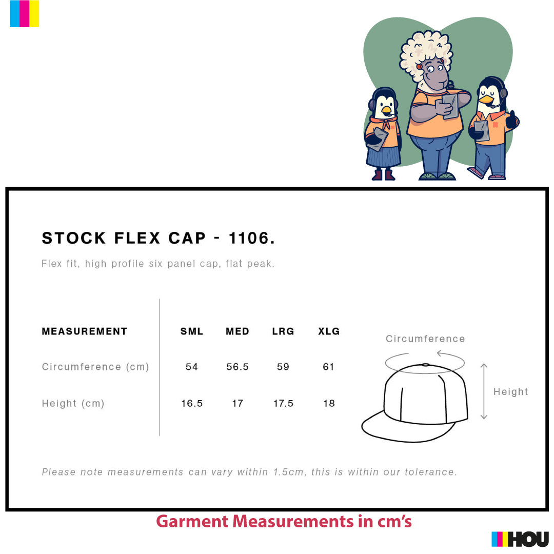 House of Uniforms The Stock Flex Cap AS Colour