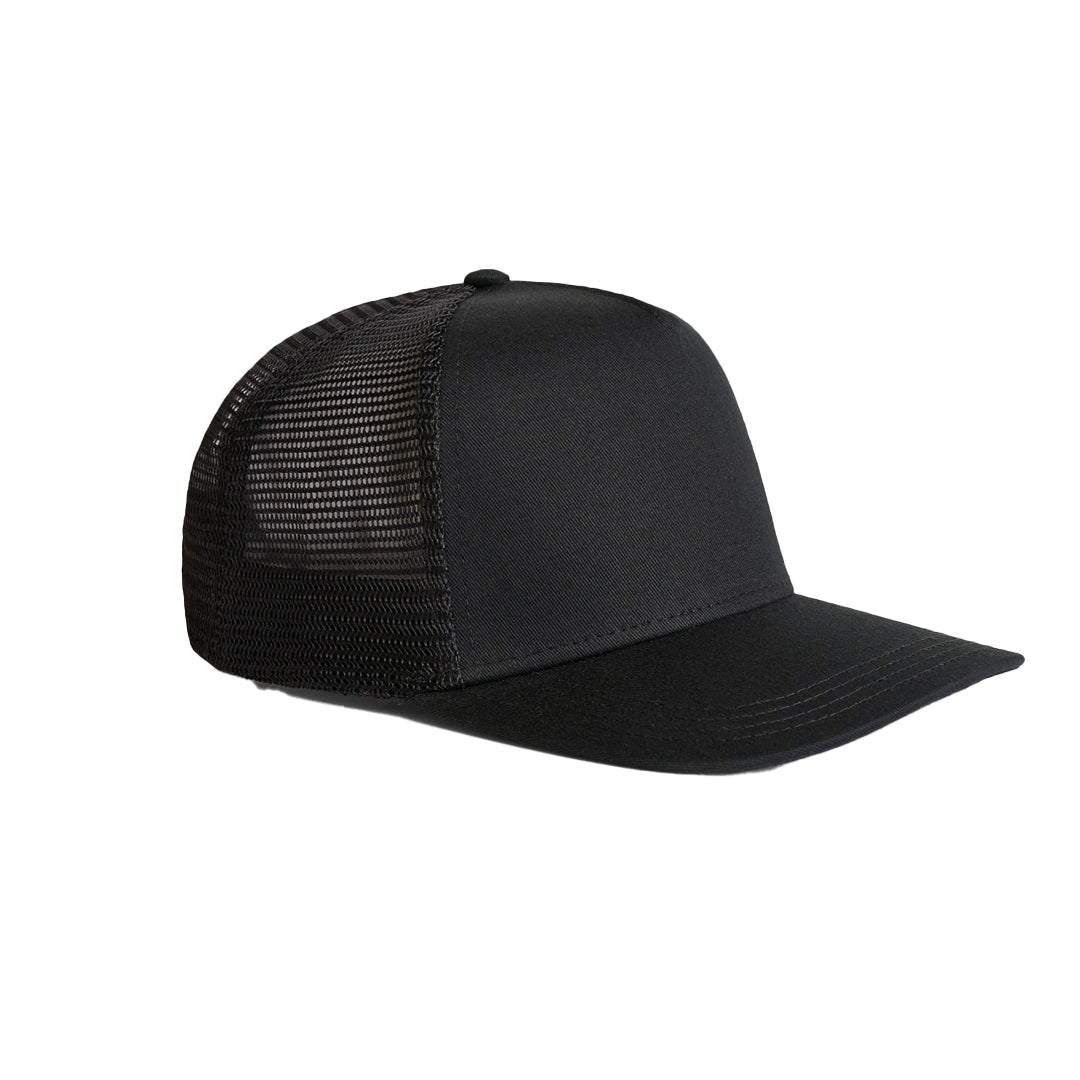 House of Uniforms The Stock Trucker Cap | Adults AS Colour Black