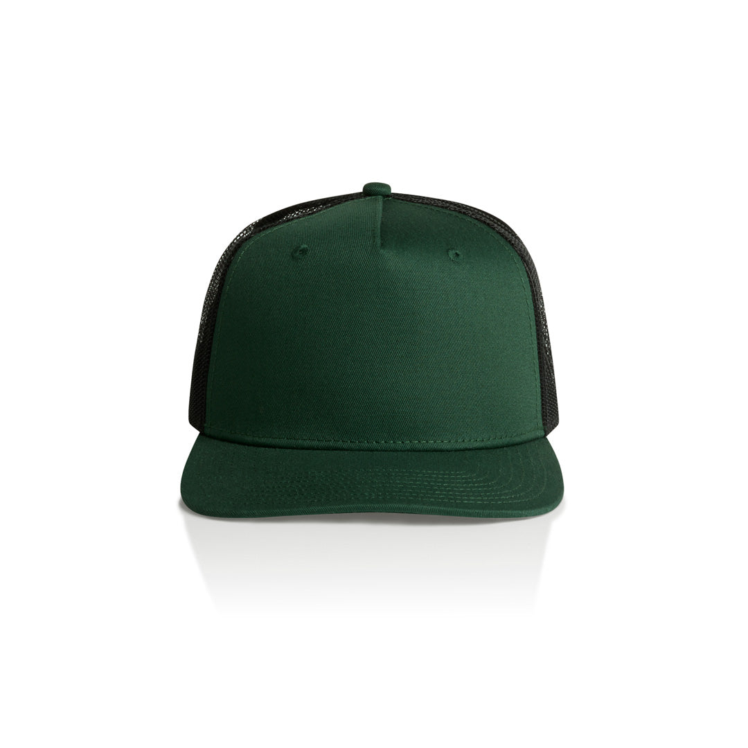 House of Uniforms The Stock Contrast Trucker Cap AS Colour Forest/Black