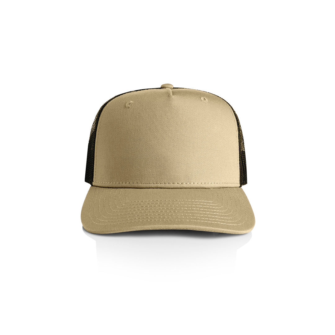 House of Uniforms The Stock Contrast Trucker Cap AS Colour Khaki/Black