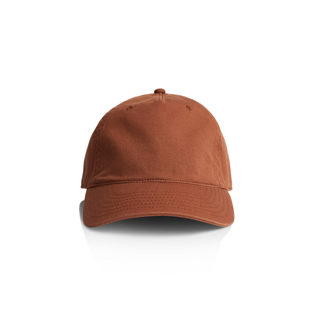 House of Uniforms The Access 5 Panel Cap AS Colour Clay-as