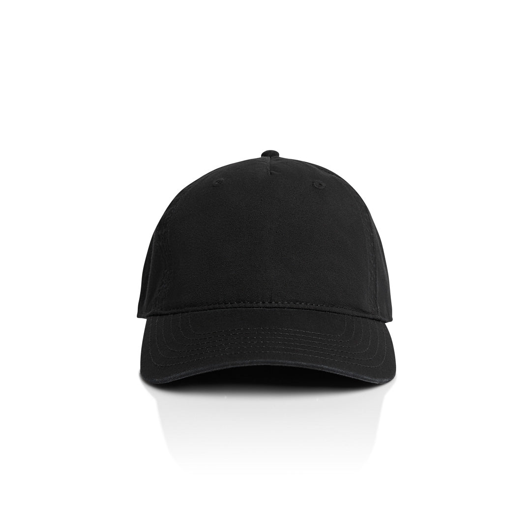 House of Uniforms The Access 5 Panel Cap AS Colour Black