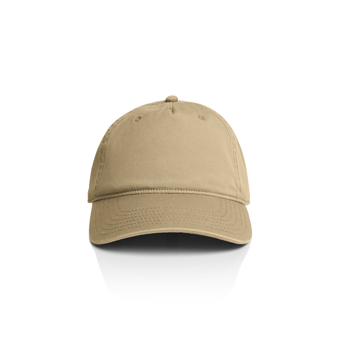 House of Uniforms The Access 5 Panel Cap AS Colour Sand