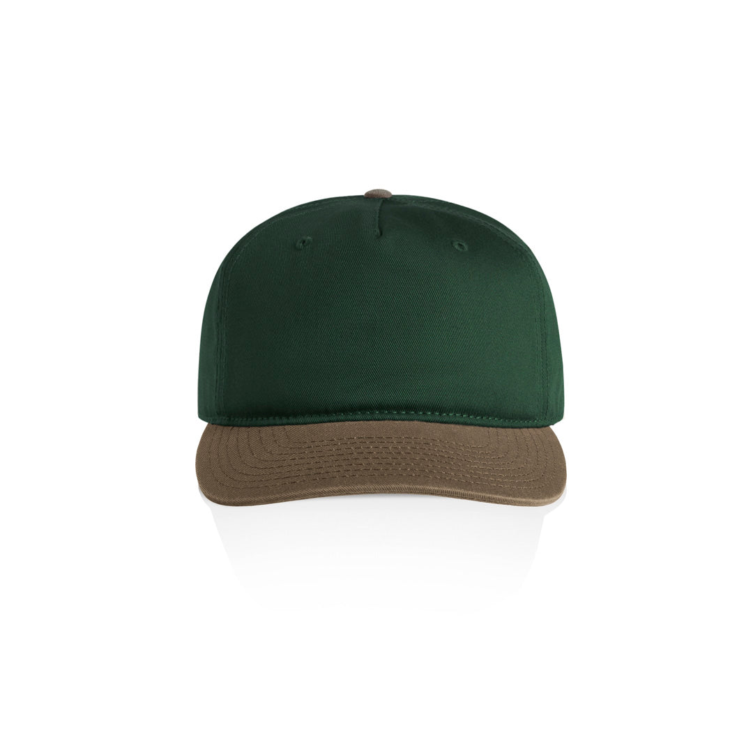 House of Uniforms The Class Two Tone Cap AS Colour Forest/Walnut