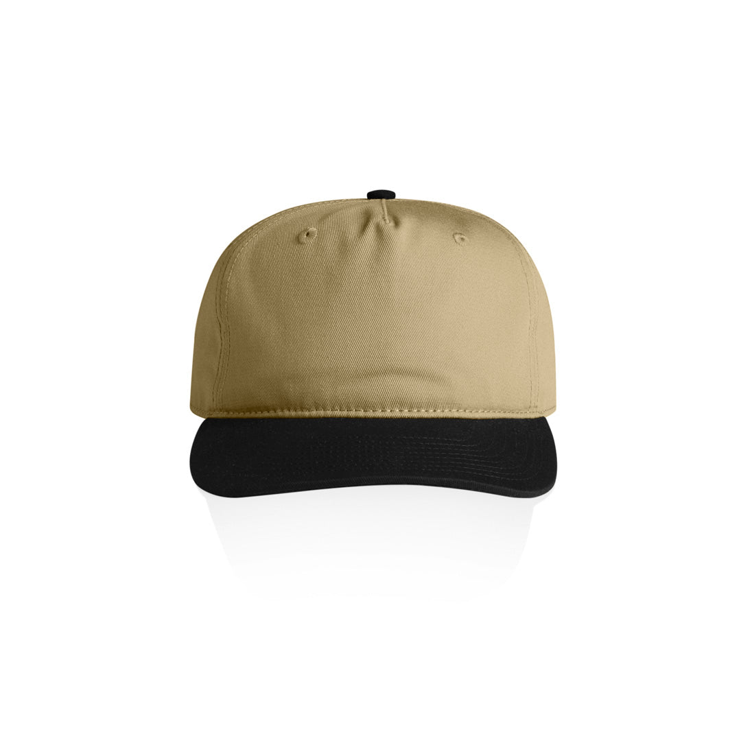 House of Uniforms The Class Two Tone Cap AS Colour Khaki/Black