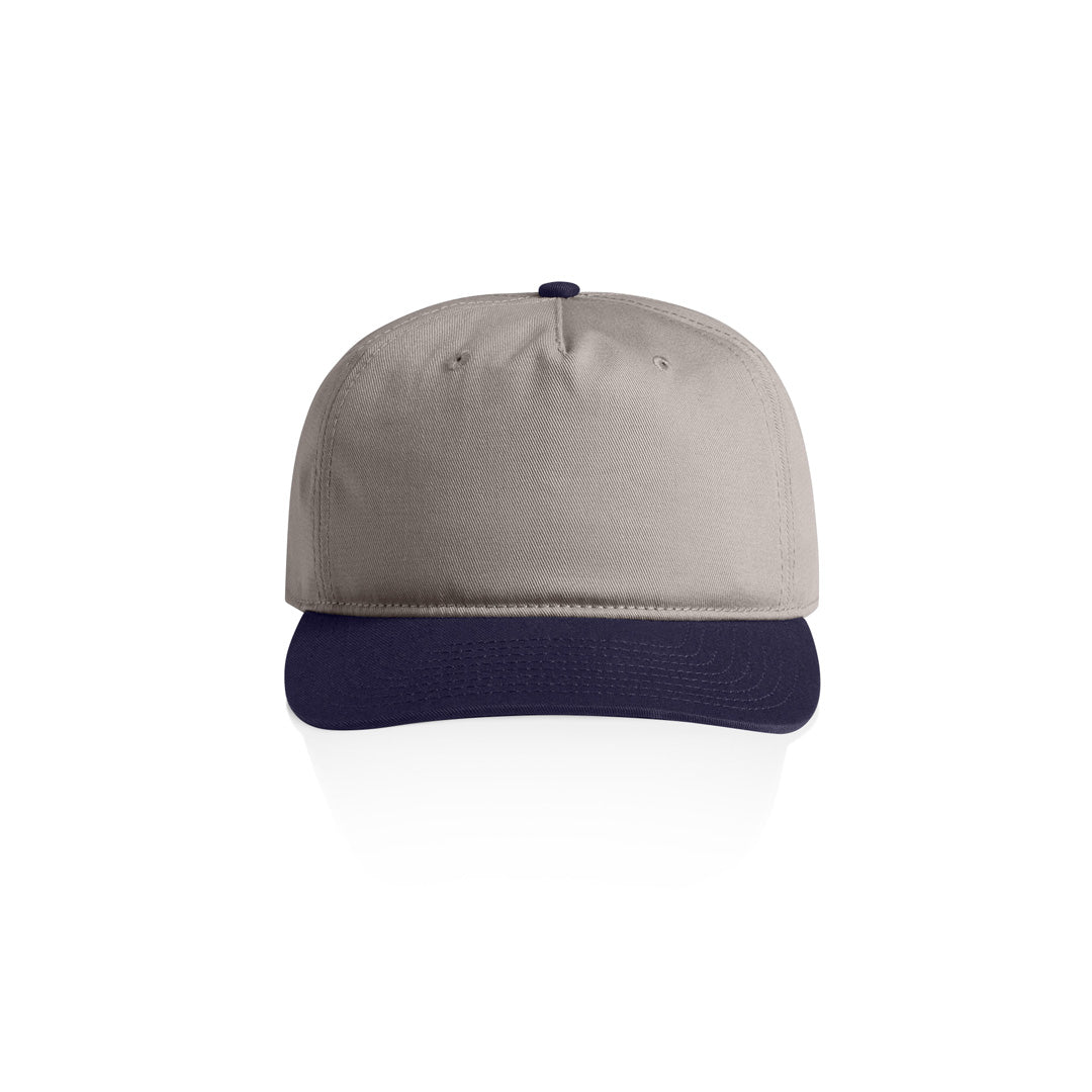 House of Uniforms The Class Two Tone Cap AS Colour Light Grey/Midnight