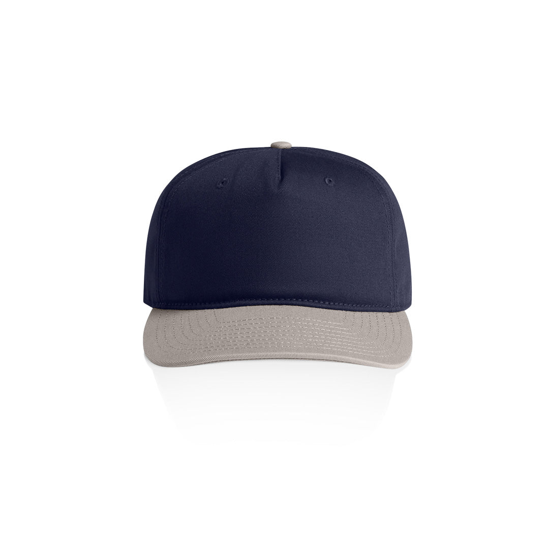 House of Uniforms The Class Two Tone Cap AS Colour Midnight/Light Grey