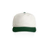 House of Uniforms The Class Two Tone Cap AS Colour Natural/Forest