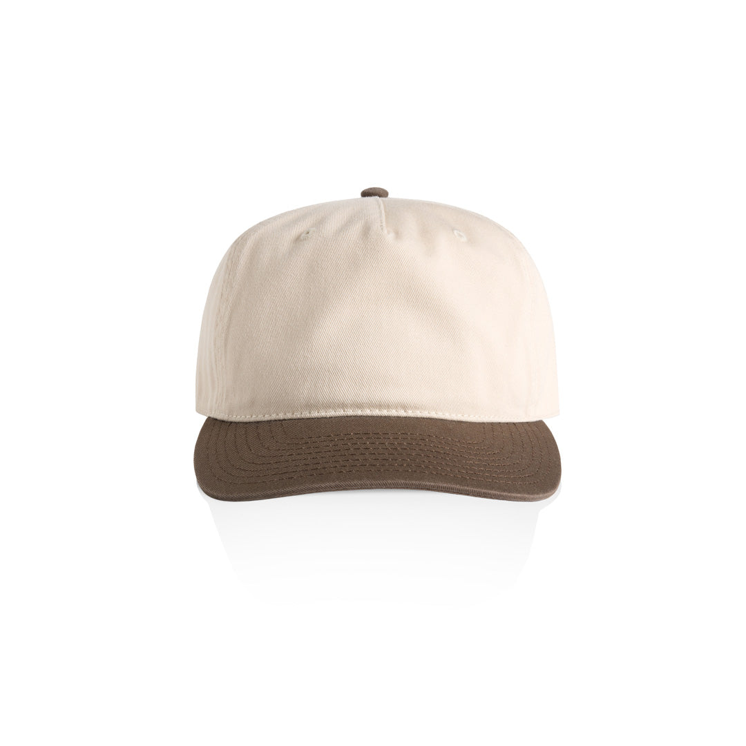 House of Uniforms The Class Two Tone Cap AS Colour Natural/Walnut