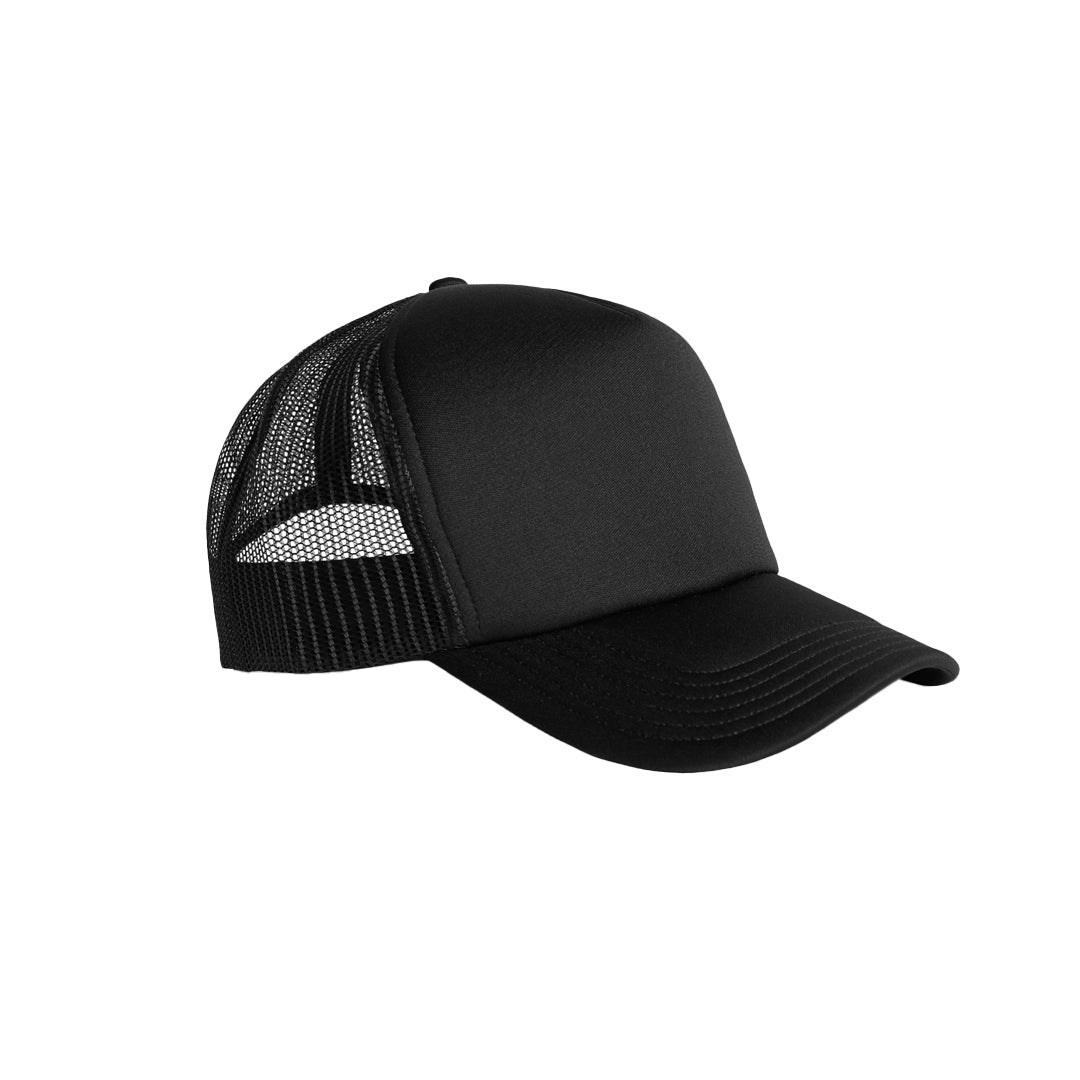 House of Uniforms The Frame Foam Trucker Cap | Adults AS Colour Black