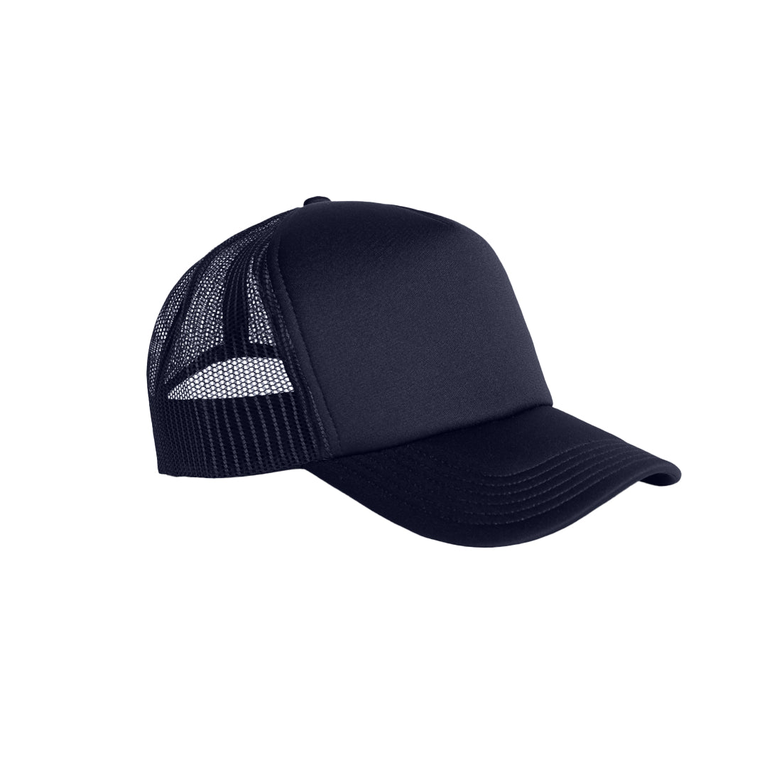 House of Uniforms The Frame Foam Trucker Cap | Adults AS Colour Navy