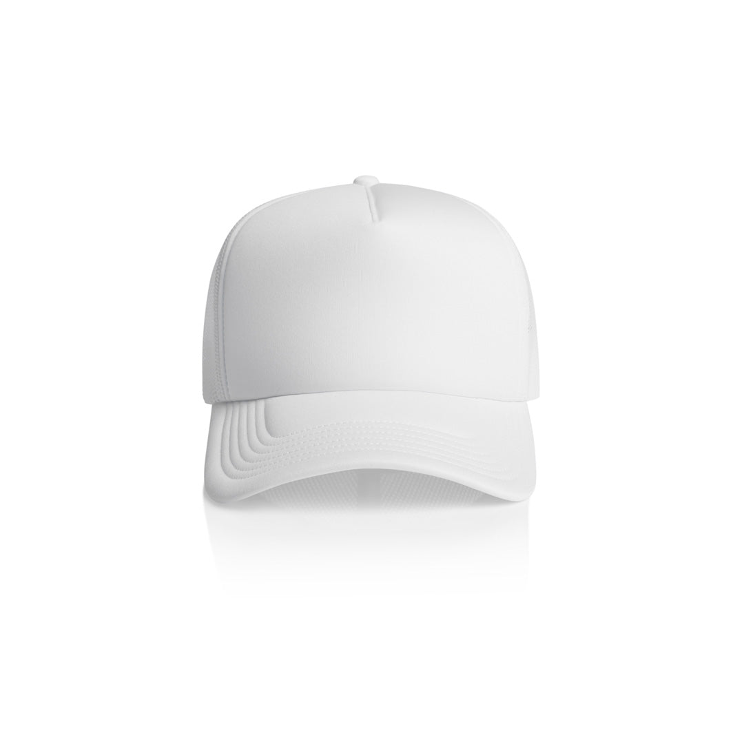 House of Uniforms The Frame Foam Trucker Cap | Adults AS Colour White