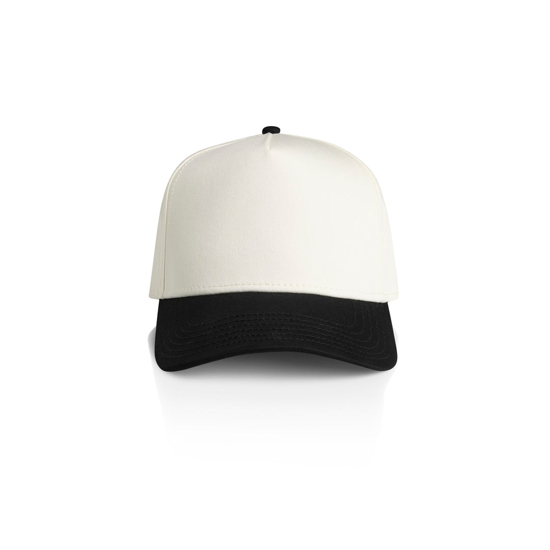 House of Uniforms The Frame Two Tone Cap AS Colour Natural/Black