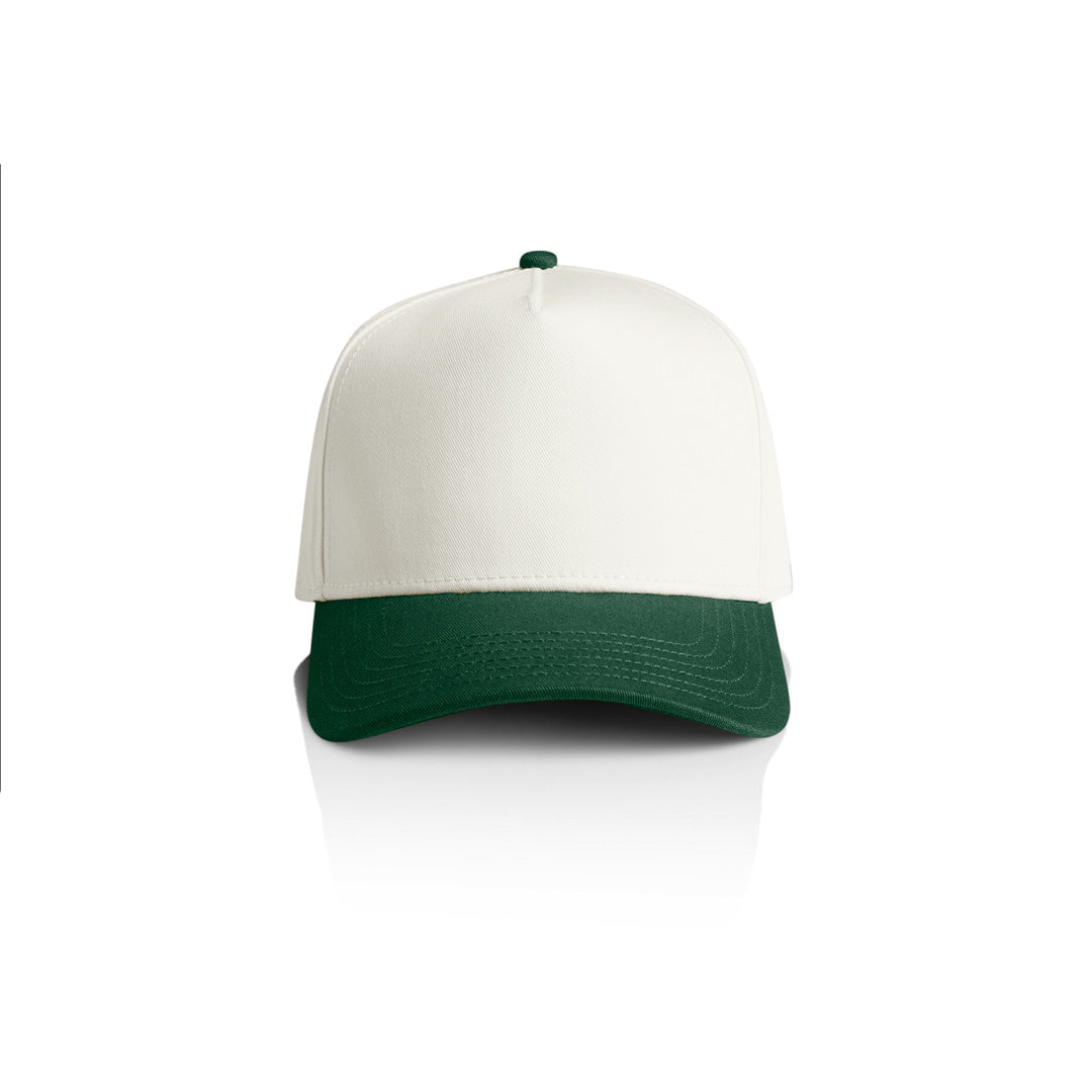 House of Uniforms The Frame Two Tone Cap AS Colour Natural/Forest