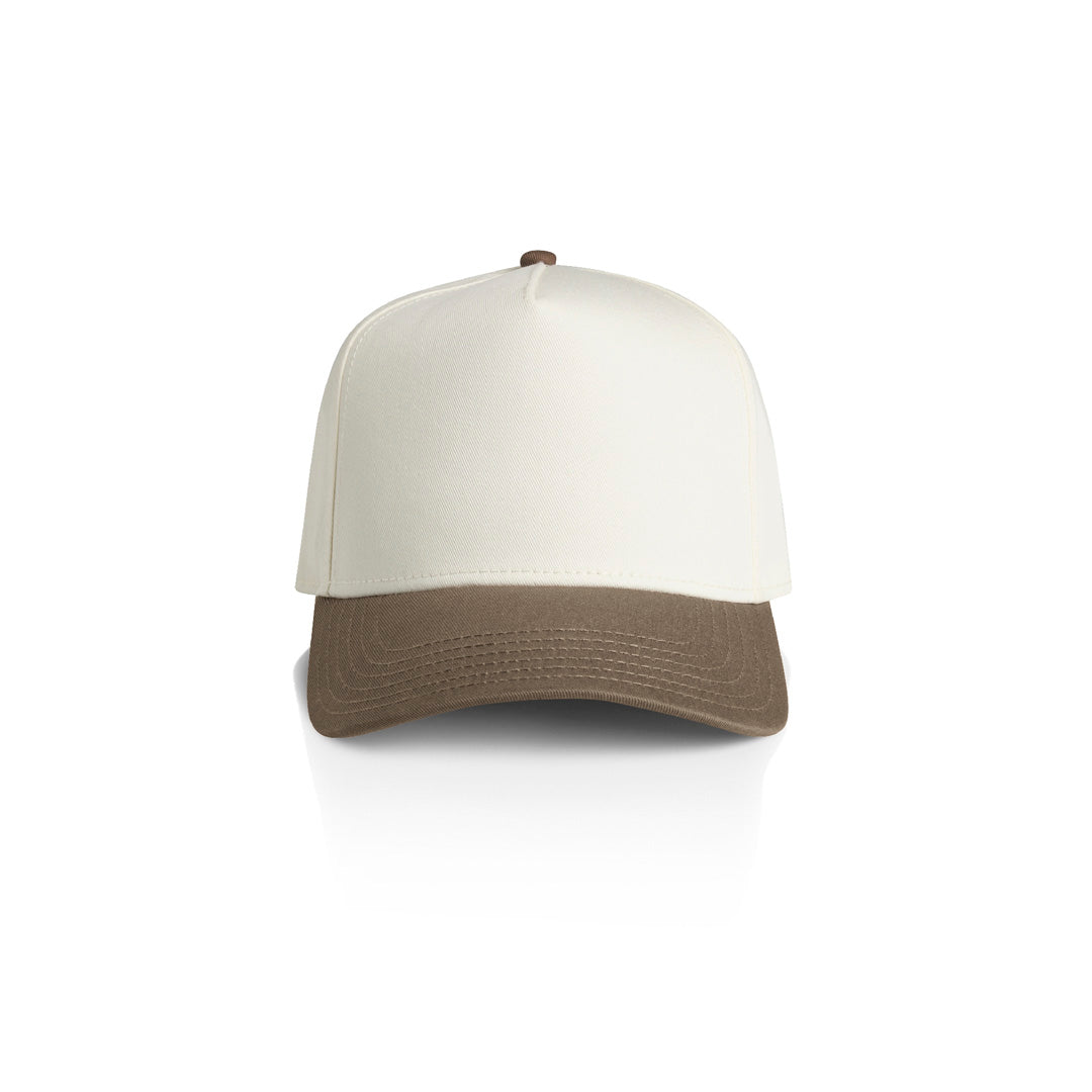 House of Uniforms The Frame Two Tone Cap AS Colour Natural/Walnut