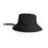 House of Uniforms The Nylon Wide Brim Bucket Hat AS Colour Black