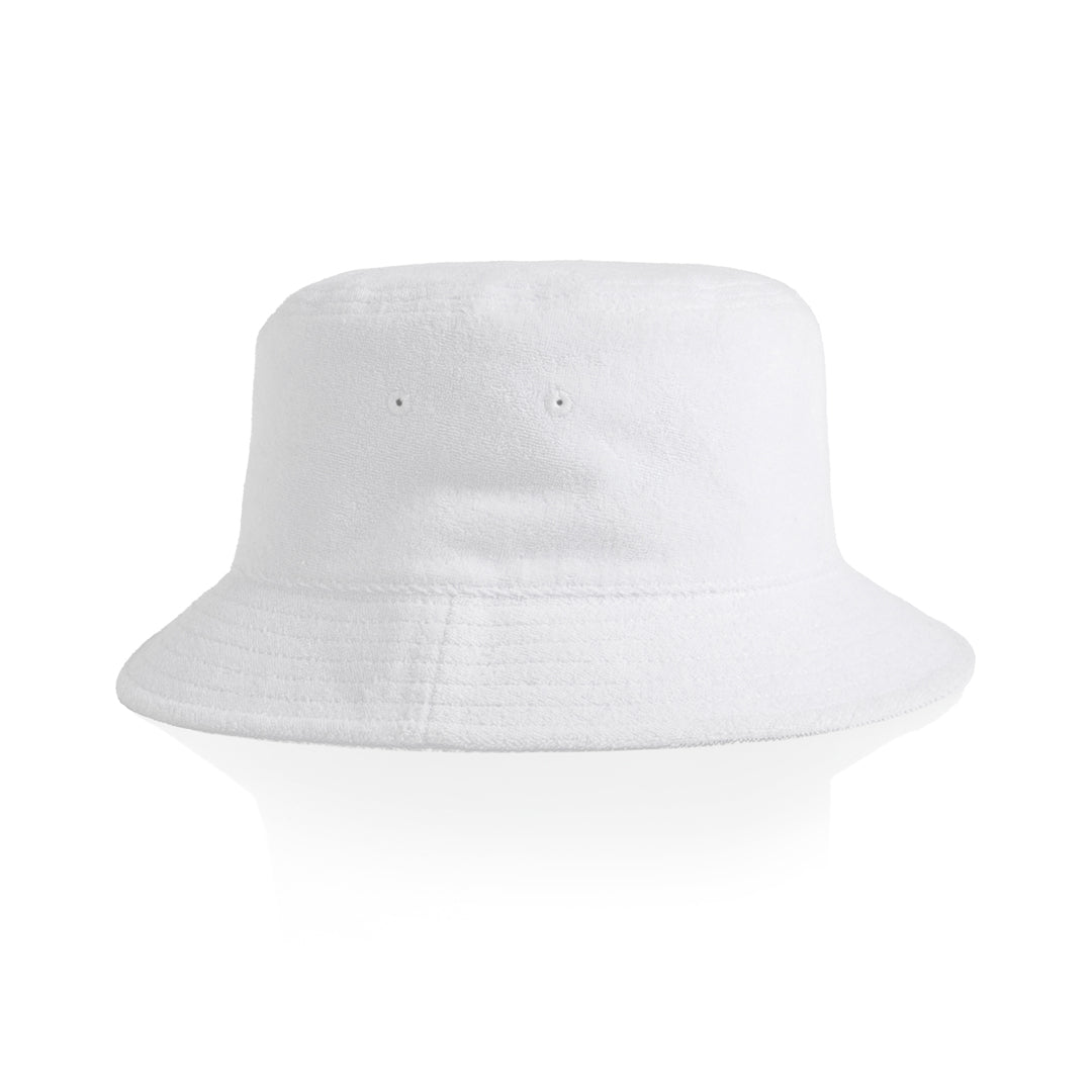 House of Uniforms The Terry Bucket Hat | Adults AS Colour White