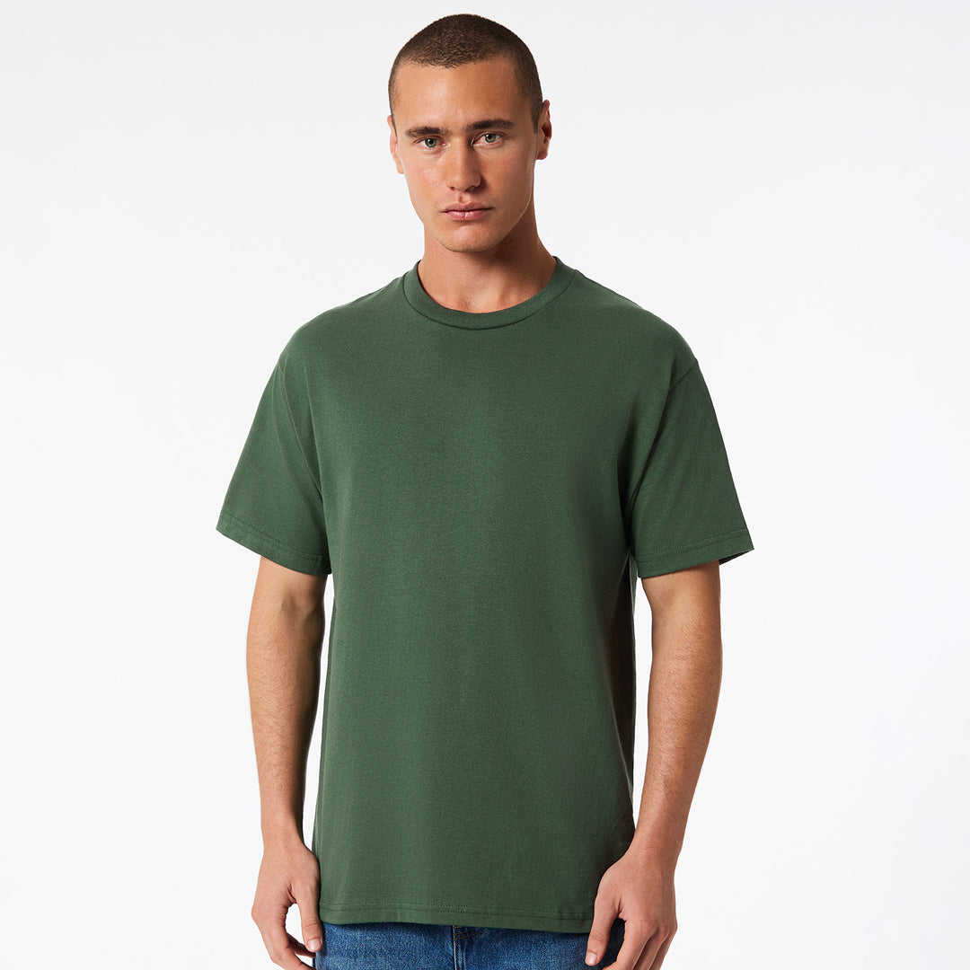 House of Uniforms The Classic Heavy Tee | Adults American Apparel Forest