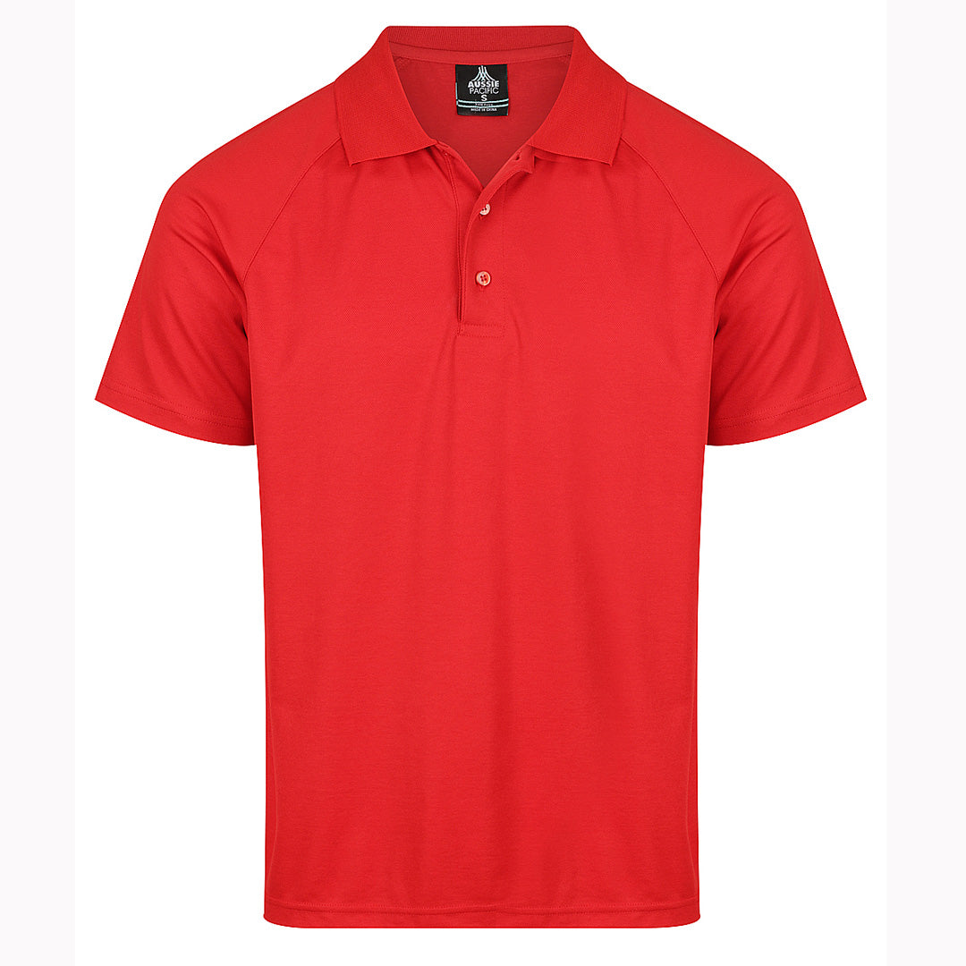 House of Uniforms The Keira Polo | Mens | Short Sleeve Aussie Pacific Red